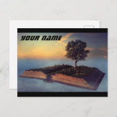 Mit Gedanken schweben Postkarte (Vorne/Hinten)