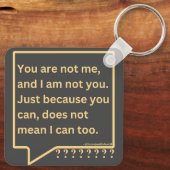 Mit Gedankengedicht zu reden zitieren: "Du bist ni Schlüsselanhänger (Rückseite)