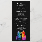 🌈 mit Gedicht, perfekt mit Eurer: Eine Regenbogen Menükarte (Vorderseite)