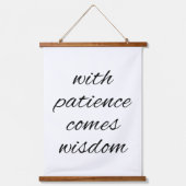 Mit geduldigem, mit Holz überzogenem Wandteppich (Vorderseite)