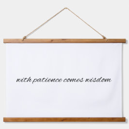 Mit geduldigem, mit Holz überzogenem Wandteppich