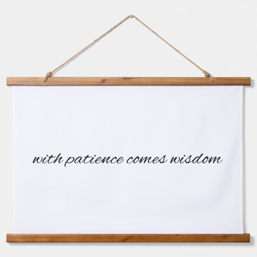 Mit geduldigem, mit Holz überzogenem Wandteppich Holzrahmen (Vorne)