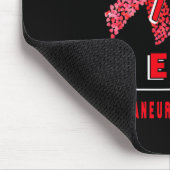 MIT GEHIRN ANEURYSM AWARENESS FAITH IMMER OVER F MOUSEPAD (Ecke)