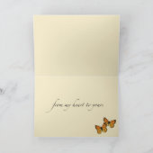 Mit Gekümmert Gedanken Karte (Innenseite)