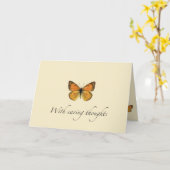 Mit Gekümmert Gedanken Karte (Gelbe Blume)