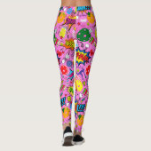 😍 mit gemischten Pickleball-Leggings Leggings (Rückseite)