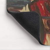 MIT GESCHLOSSENEN AUGEN MOUSEPAD (Ecke)
