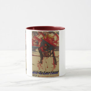 mit geschlossenen Augen Tasse