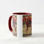 mit geschlossenen Augen Tasse (Vorderseite Links)