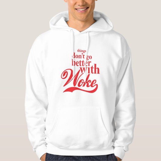 Mit Geweckt geht es nicht besser Hoodie (Vorderseite)