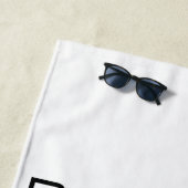 Mit Glaube biblisch machen Strandtuch (Beispiel)