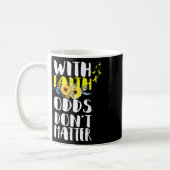 Mit Glauben - Gold-Multifunktionsleisten-Unterstüt Kaffeetasse (Links)