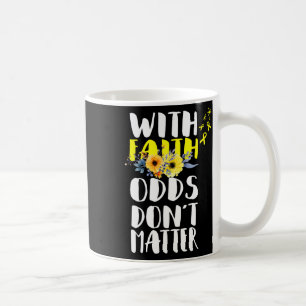 Mit Glauben - Gold-Multifunktionsleisten-Unterstüt Kaffeetasse