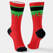 Mit Glocken an! Fun Funny Holiday Elf Socken (Gewinkelt)