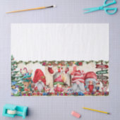 Mit Gnomen hören Seidenpapier (Basteln)