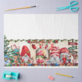 Mit Gnomen hören Seidenpapier (Basteln)