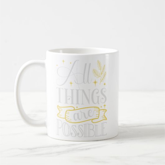 Mit GOD ist alles möglich Kaffeetasse (Links)