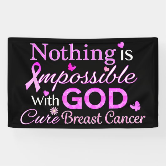 Mit GOD ist nichts unmöglich Banner (Horizontal)