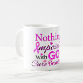 Mit GOD ist nichts unmöglich Kaffeetasse (Vorderseite Links)