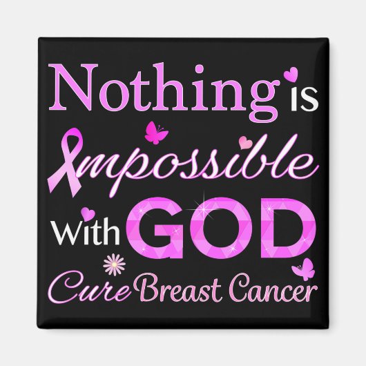 Mit GOD ist nichts unmöglich Magnet (Vorne)