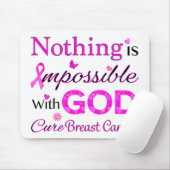 Mit GOD ist nichts unmöglich Mousepad (Mit Mouse)