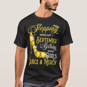 Mit Gods Grac in meinen Geburtstag im September ei T-Shirt