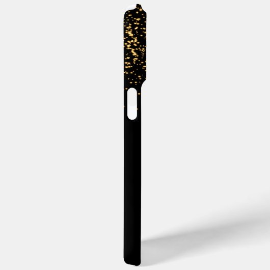 Mit Gold Confetti & Red Lips zaubern Case-Mate iPhone Hülle (Rückseite / Rechts)