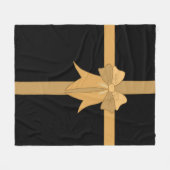 Mit Gold umkehrbar Fleecedecke (Vorderseite (Horizontal))