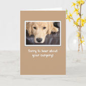 Mit Golden Retriever gut nach dem Herzen Operation Karte (Gelbe Blume)