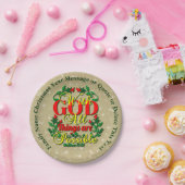 Mit Gott alles Mögliche Bibelangebot 20xx 7" Pappteller (Party)