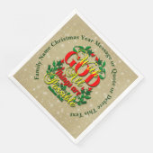 Mit Gott alles Mögliche Bibelangebot Serviette (Ecke)