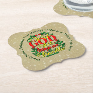 Mit Gott alles Mögliche Bibelangebot Untersetzer