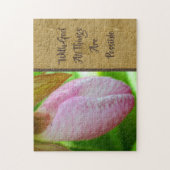 Mit Gott alles Mögliche Inspiration Puzzle (Vertikal)