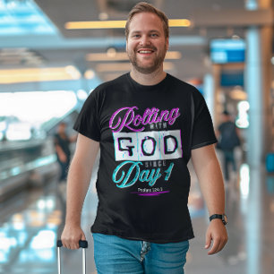 Mit Gott auf Rollen - Christlich, Gläubige T-Shirt