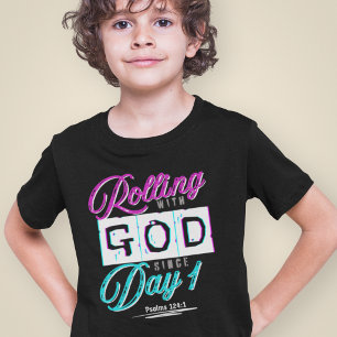Mit Gott auf Rollen - Gott Religiös Spirituell T-Shirt