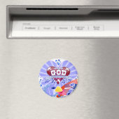 Mit Gott Herzen Magnet (In Situ (Geschirrspüler))