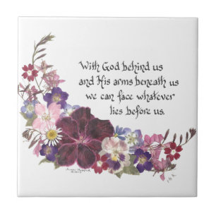 Mit Gott hinter uns… Fliese