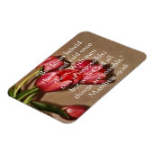"Mit Gott ist alles möglich" Blumenmagnet Magnet (Linke Seite)