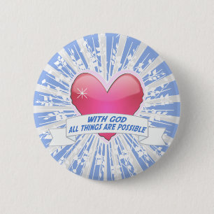 Mit Gott ist alles möglich Button