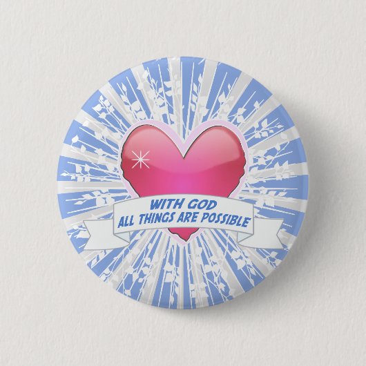 Mit Gott ist alles möglich Button (Vorderseite)