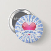 Mit Gott ist alles möglich Button (Vorne & Hinten)