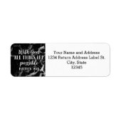 Mit Gott ist alles möglich Christliche Bibel (Vorne)