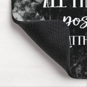 Mit Gott ist alles möglich Christliche Bibel Mousepad (Ecke)