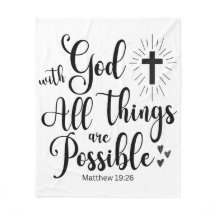 Mit Gott ist alles möglich - Matthew 19:26