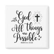 Mit Gott ist alles möglich - Matthew 19:26