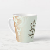 Mit Gott ist alles möglich Matthew 19:26 Milchtasse (Linke Ecke)