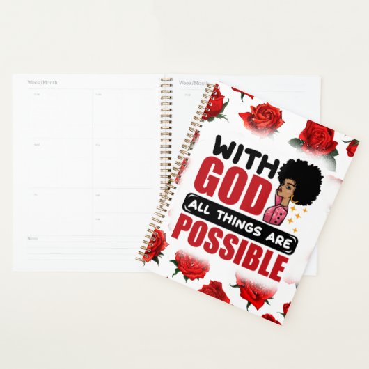 Mit Gott ist alles möglich, melanin schwarz sis Planer (Anzeige)