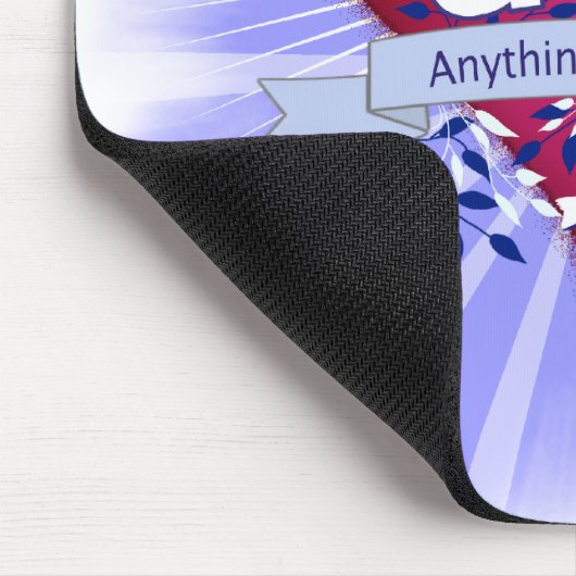 Mit Gott ist alles möglich Mousepad (Ecke)