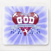 Mit Gott ist alles möglich Mousepad (Vorne)