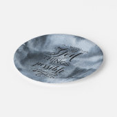 Mit Gott ist alles möglich Pappteller (Schrägansicht)